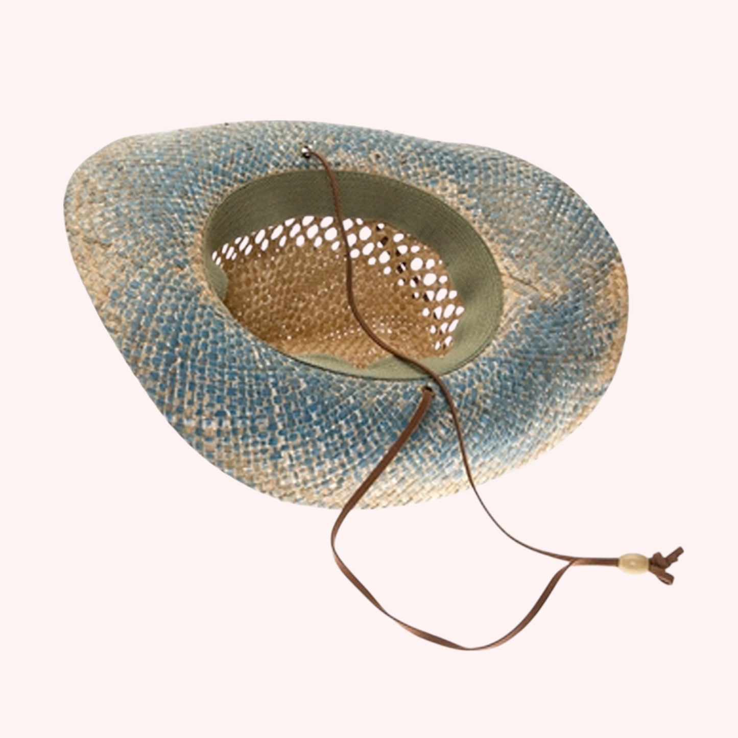 Blue Stain Seagrass Cowboy Hat