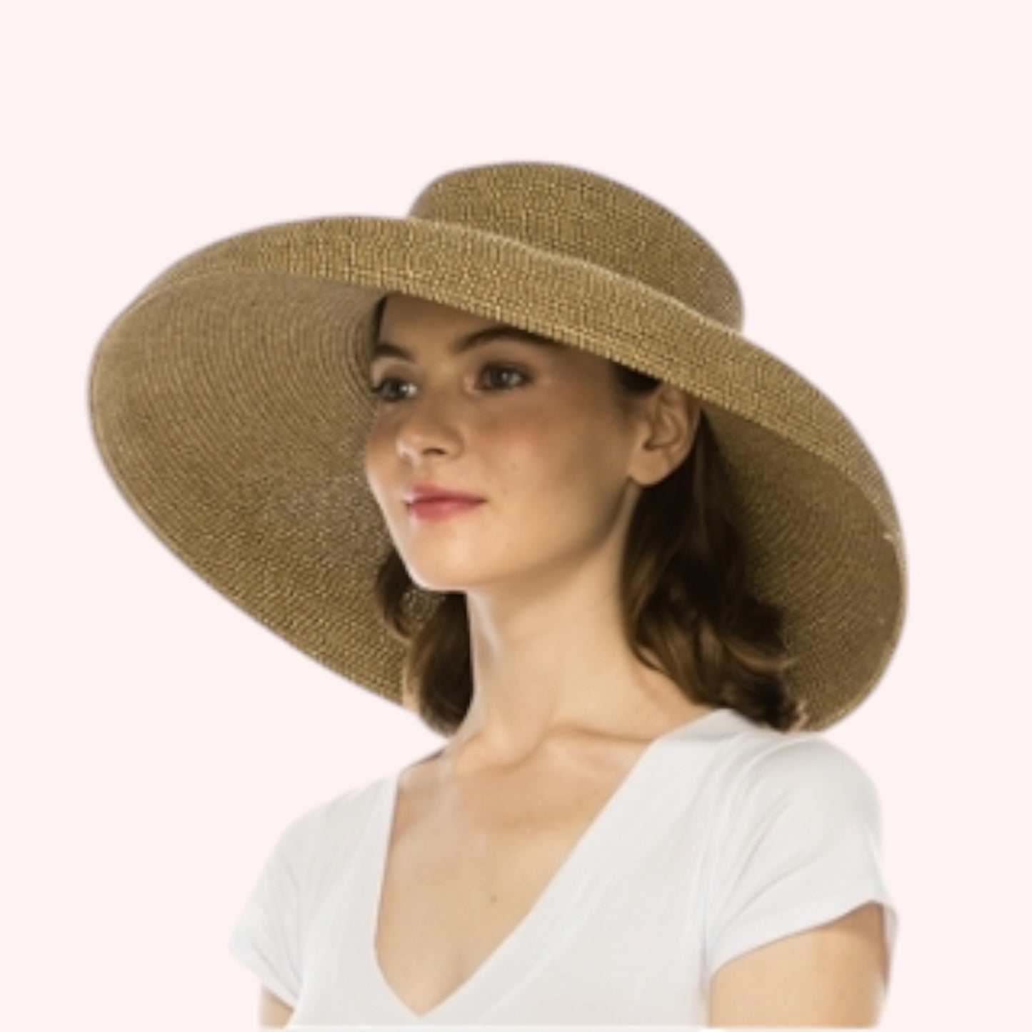 Large Down brim Sun Hat – Timeless Elegance & UPF 50+