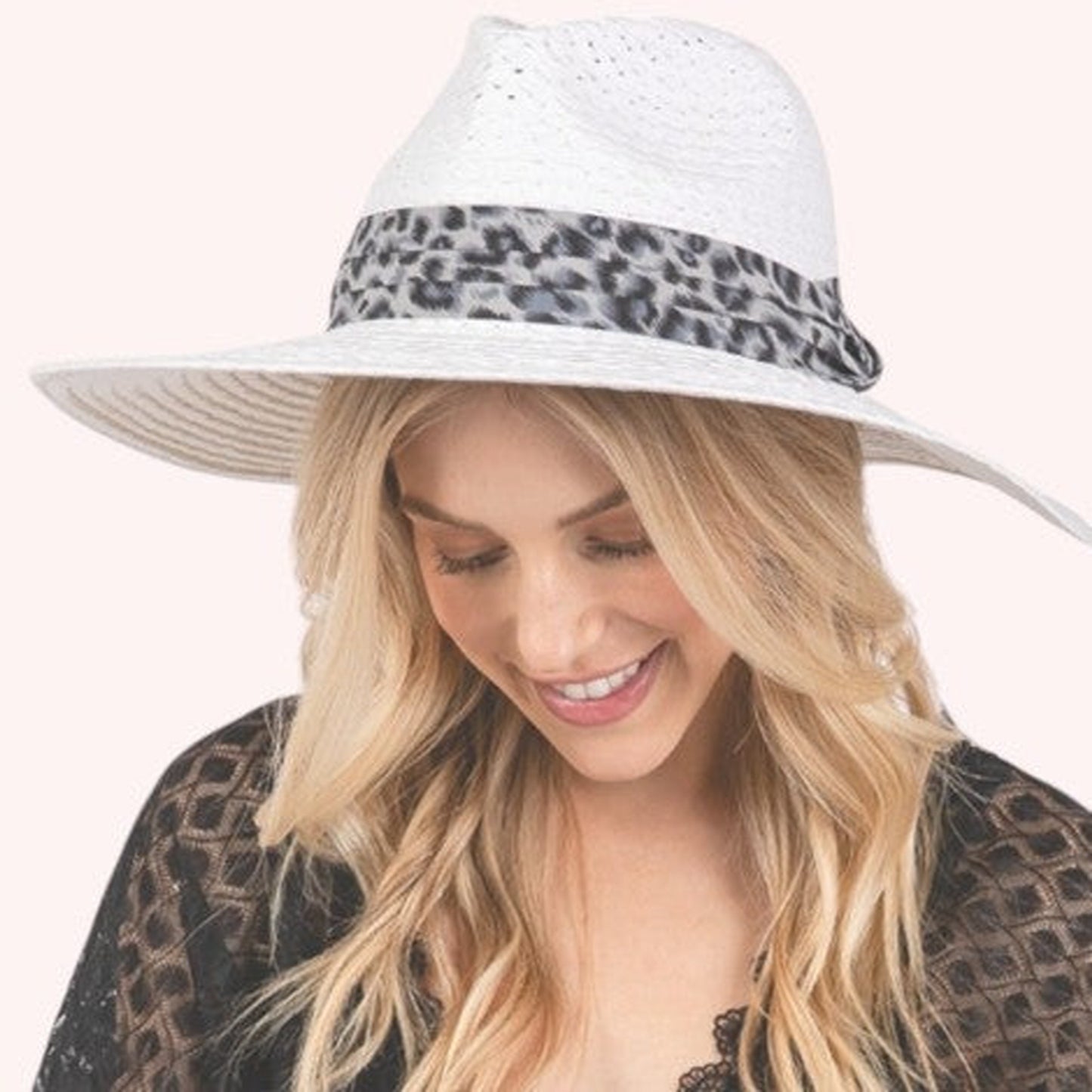 Leopard Band Straw Sun Hat – Bold, Chic & Sun-Safe!