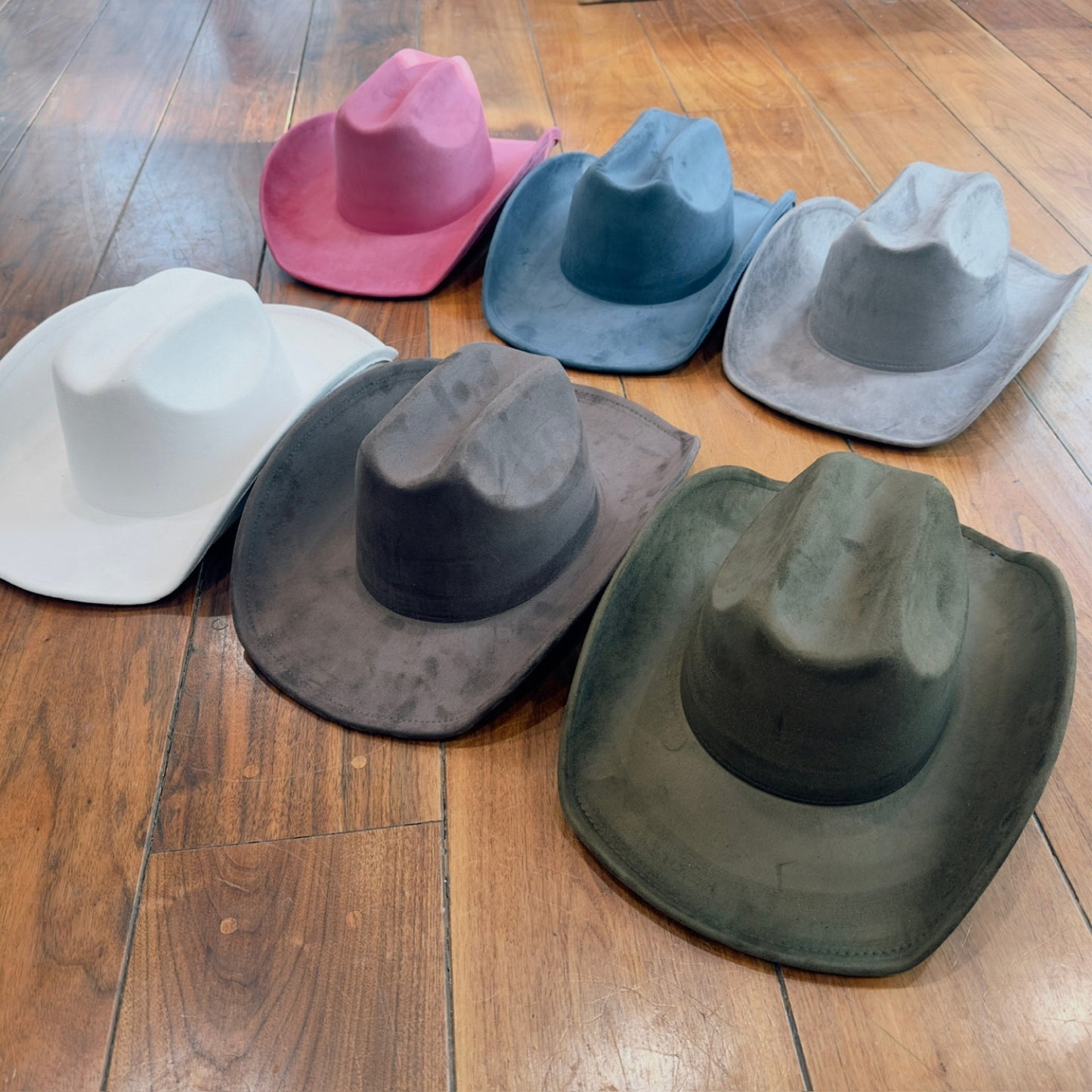 VEGAN SUEDE CATTLEMAN HAT