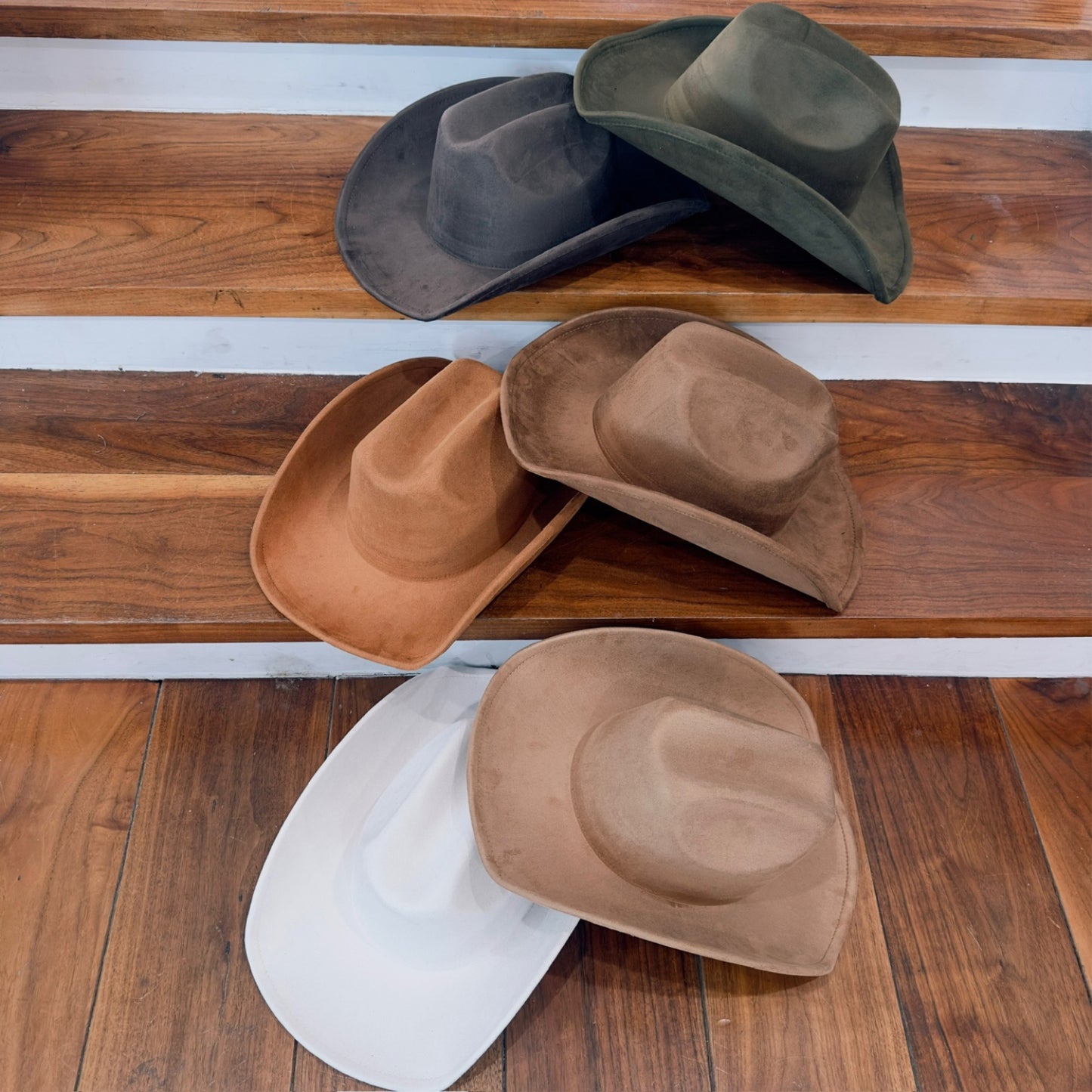 VEGAN SUEDE CATTLEMAN HAT