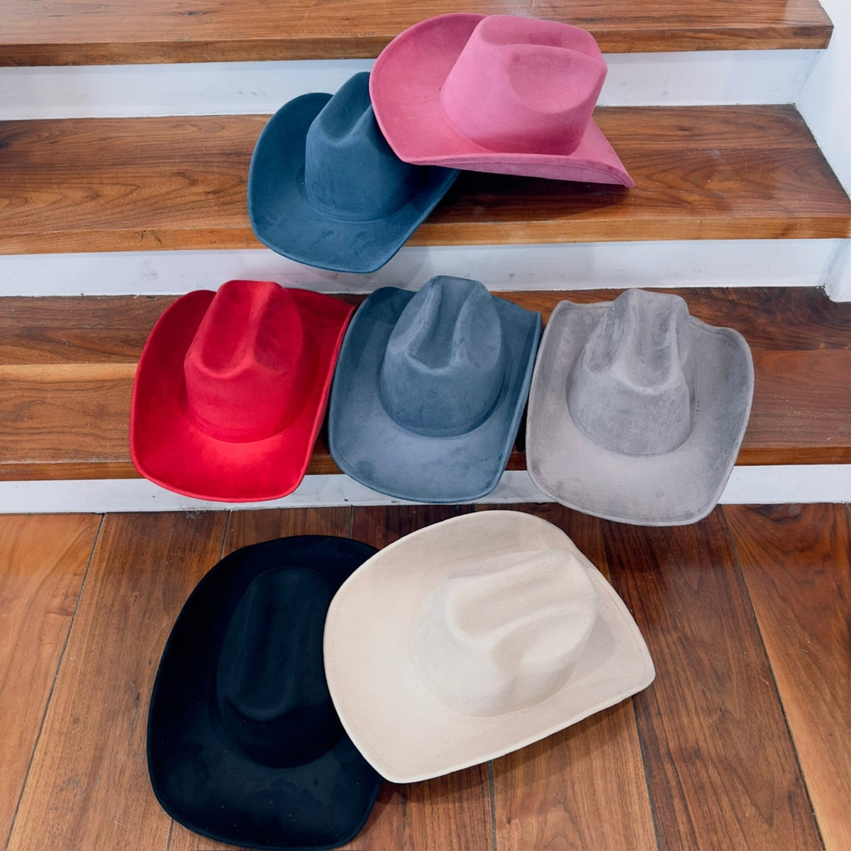Vegan Suede Cattleman Hat
