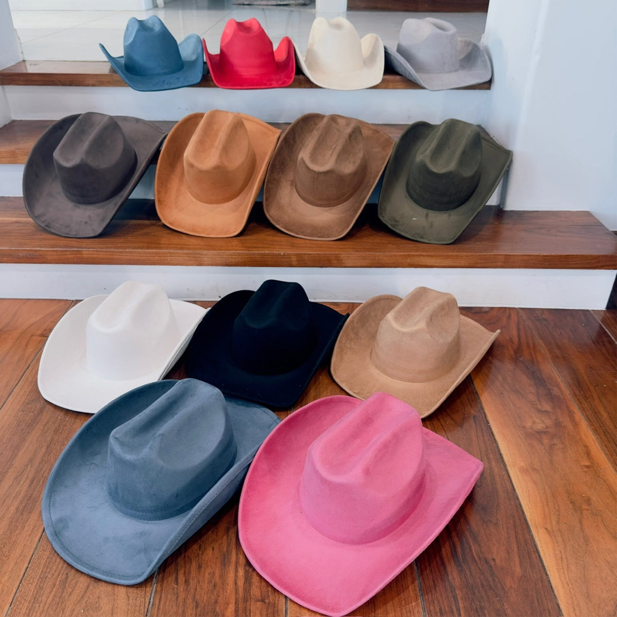 Vegan Suede Cattleman Hat