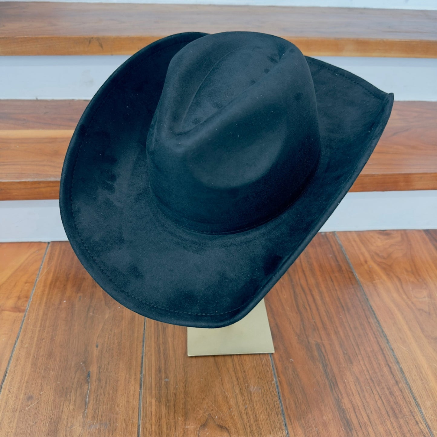 FASHION VEGAN SUEDE COWBOY HAT