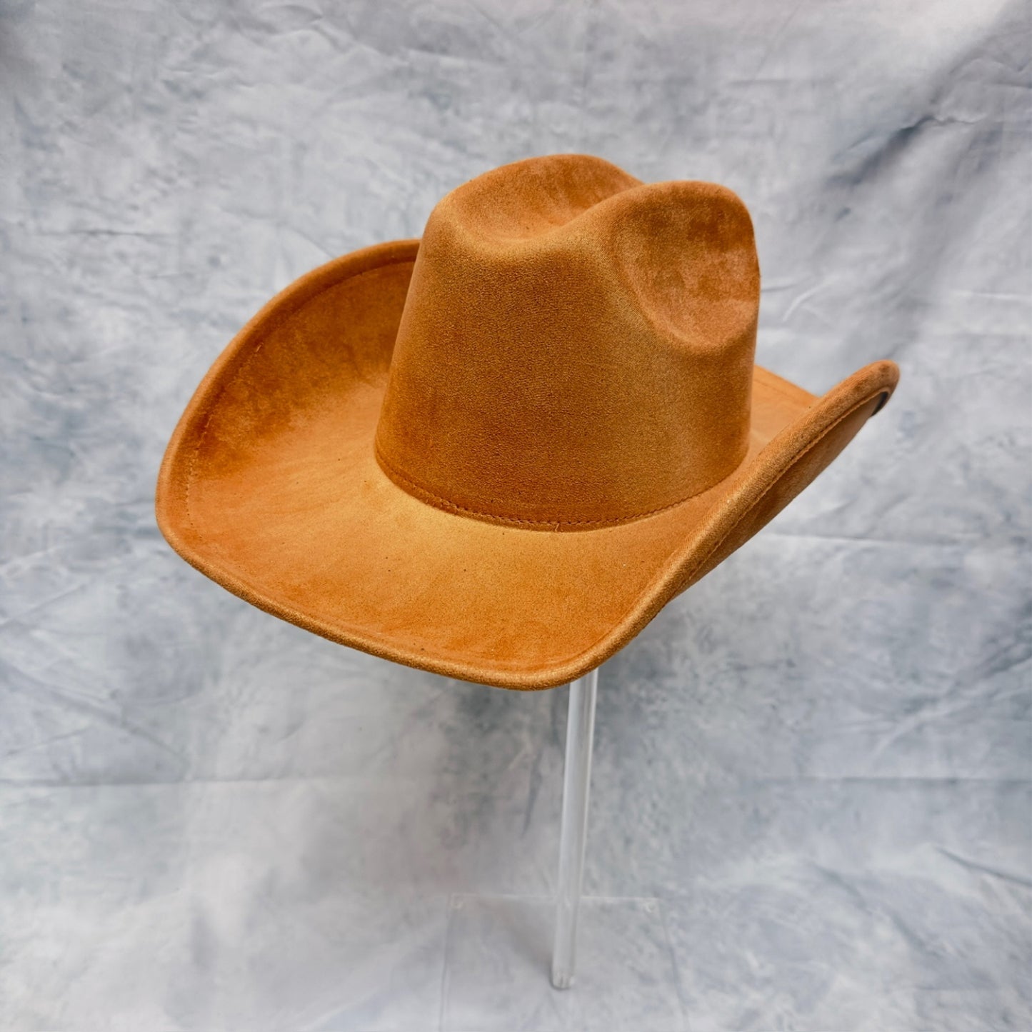 VEGAN SUEDE CATTLEMAN HAT