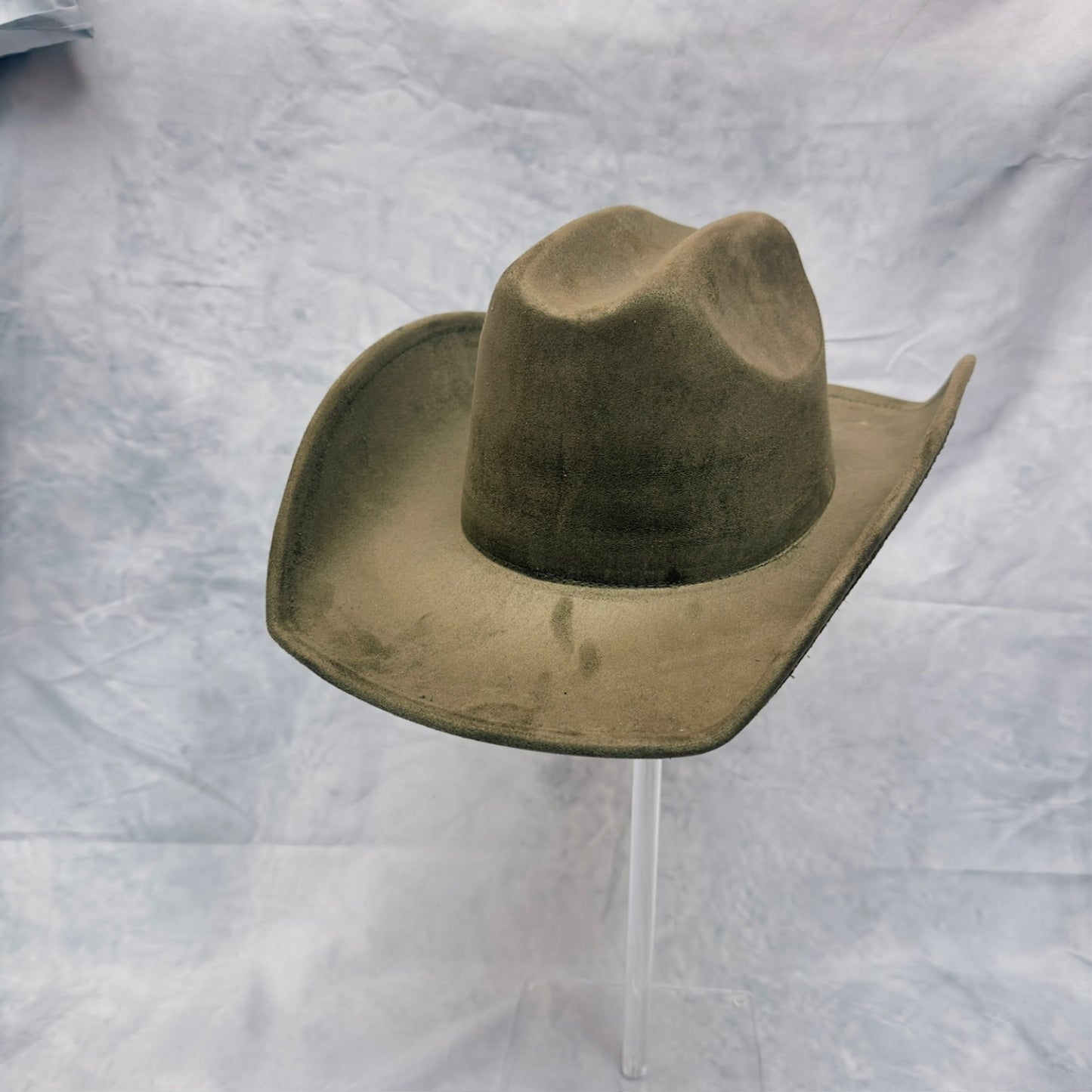 VEGAN SUEDE CATTLEMAN HAT