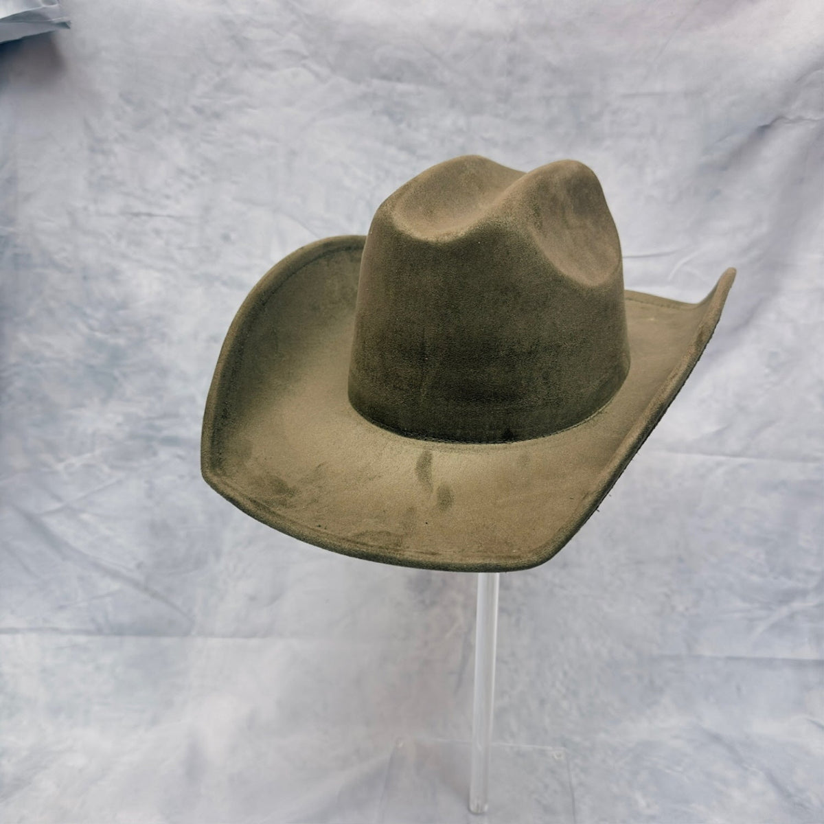 Vegan Suede Cattleman Hat