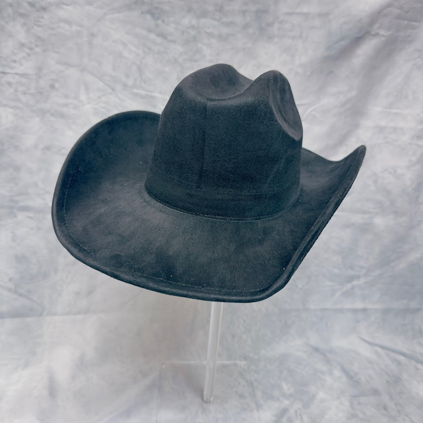 VEGAN SUEDE CATTLEMAN HAT