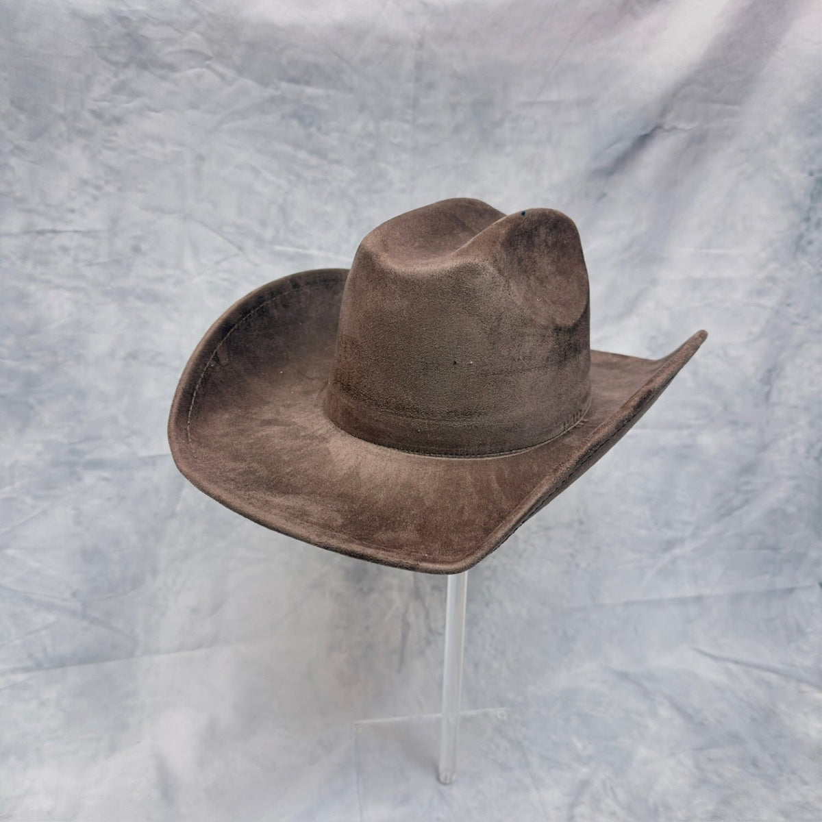 Vegan Suede Cattleman Hat