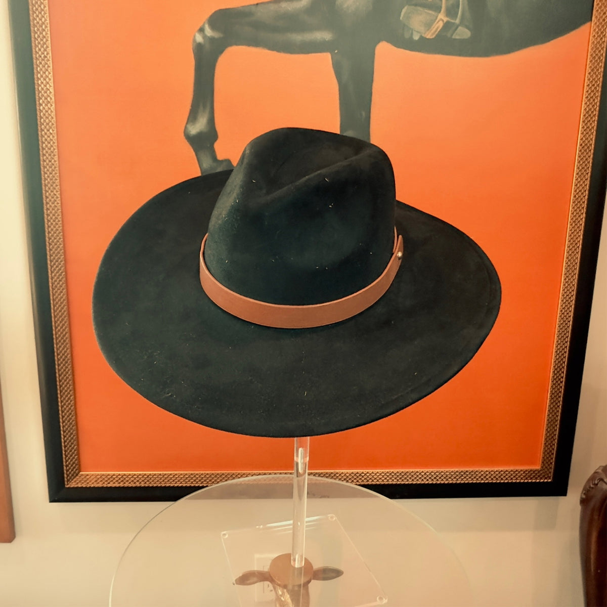 Classic Black Wide-Brim Hat with Suede Texture Classic Black Suede Silverton Cowboy Cowgirl Hat – CORREA 28 main image 2