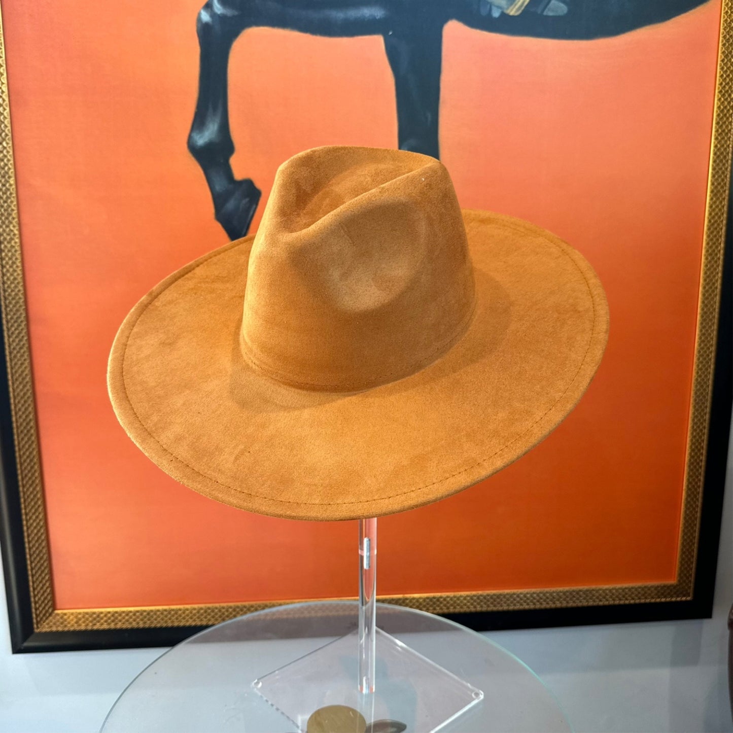 VEGAN SUEDE FEDORA HAT (Copy)