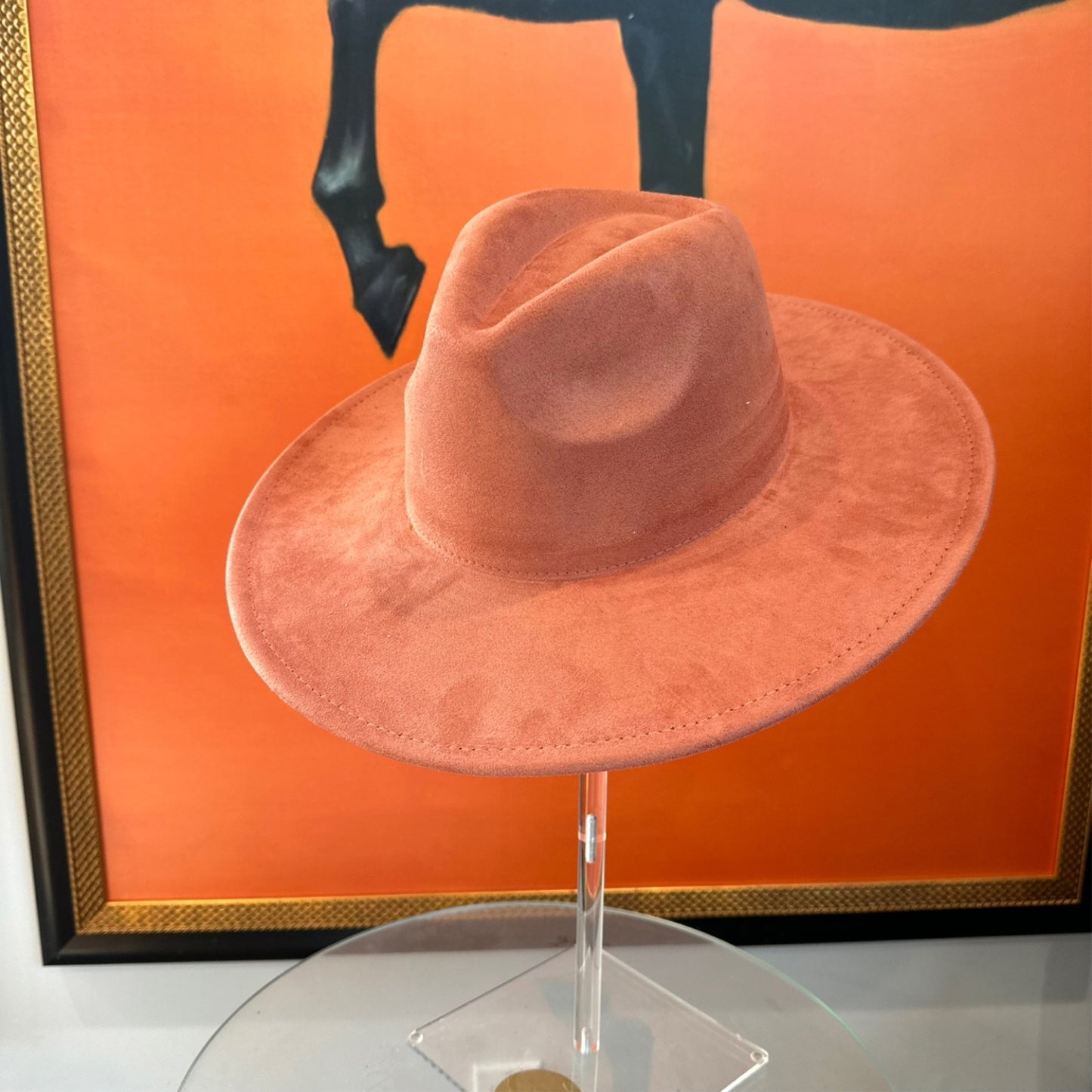 VEGAN SUEDE FEDORA HAT (Copy)