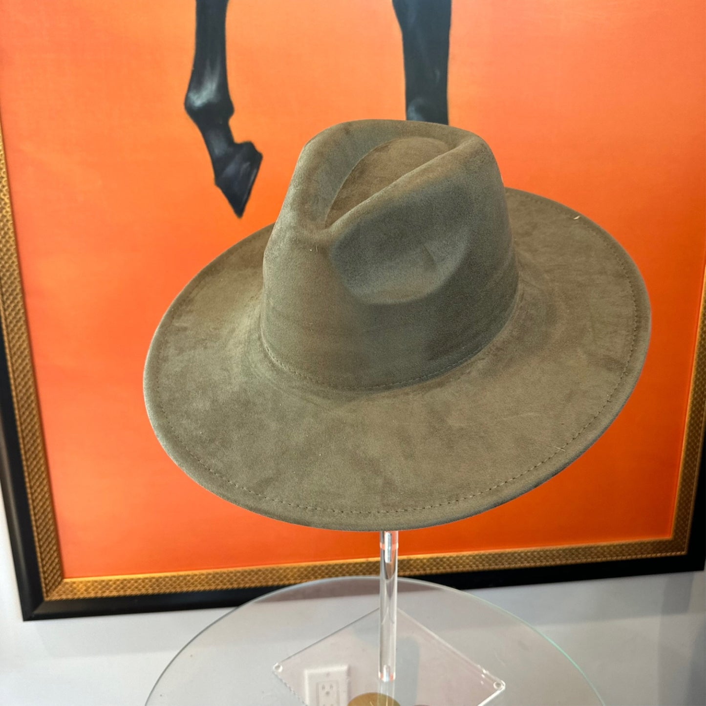 VEGAN SUEDE FEDORA HAT (Copy)