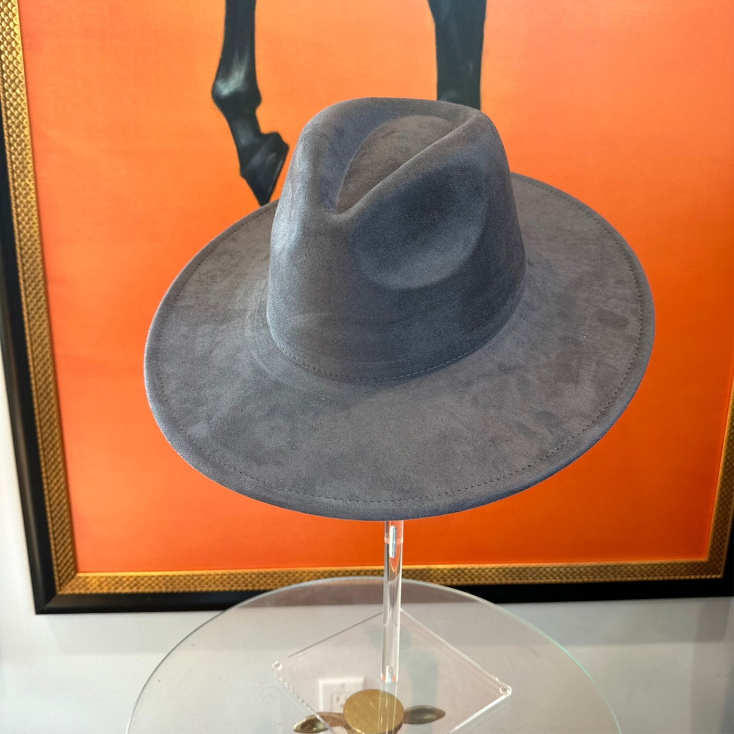 VEGAN SUEDE FEDORA HAT (Copy)