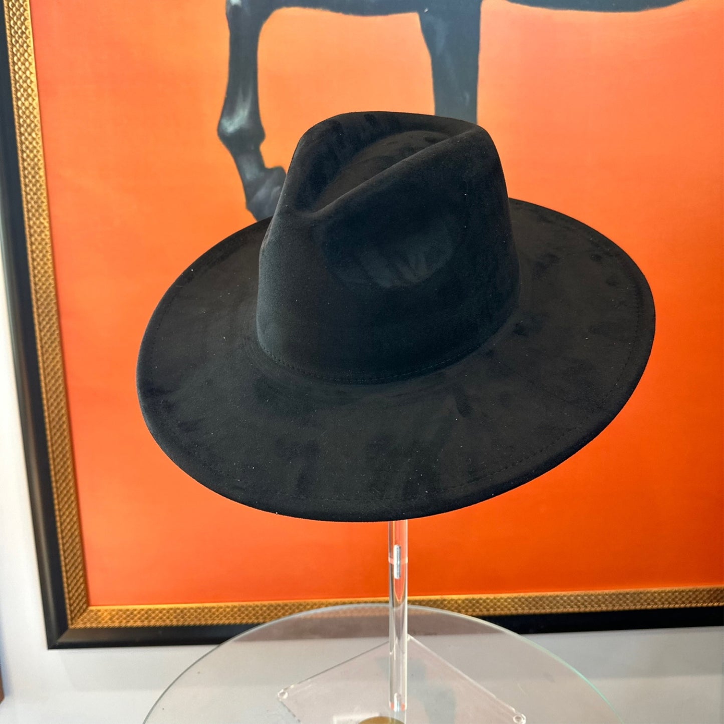 VEGAN SUEDE FEDORA HAT (Copy)