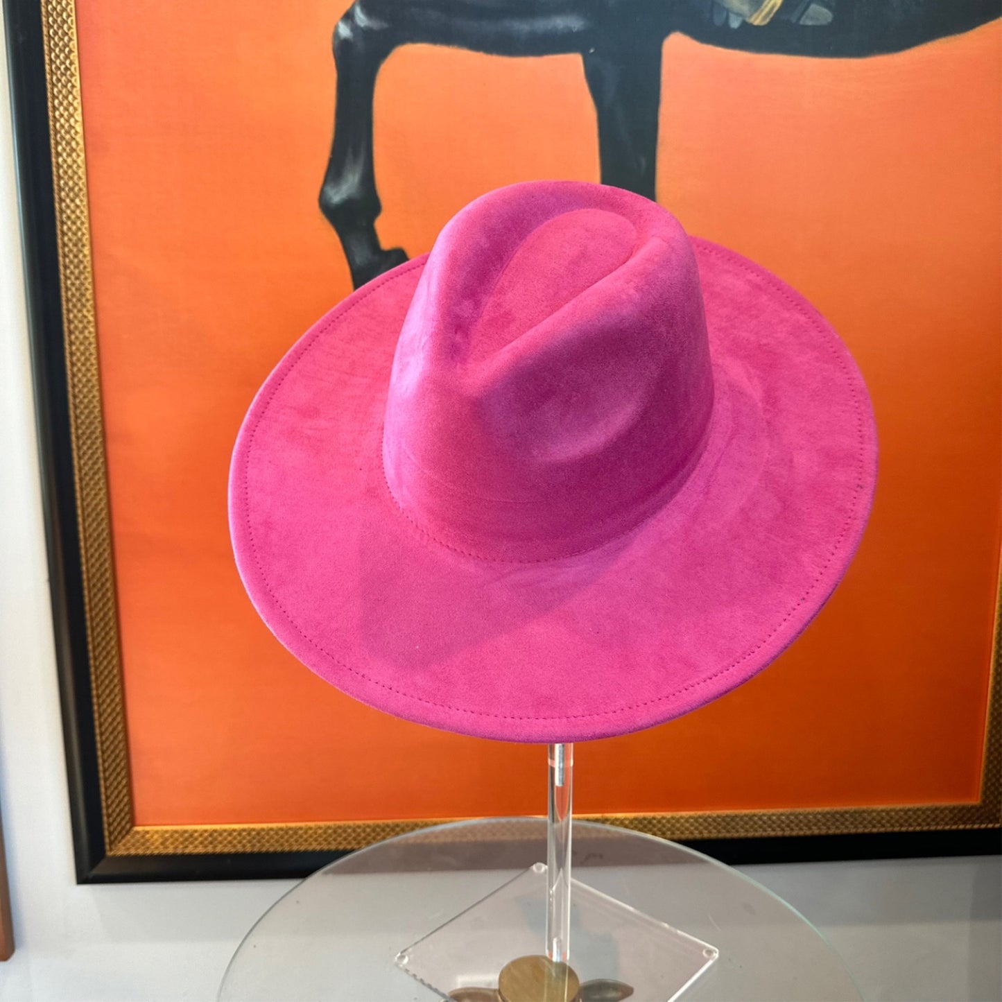 VEGAN SUEDE FEDORA HAT (Copy)