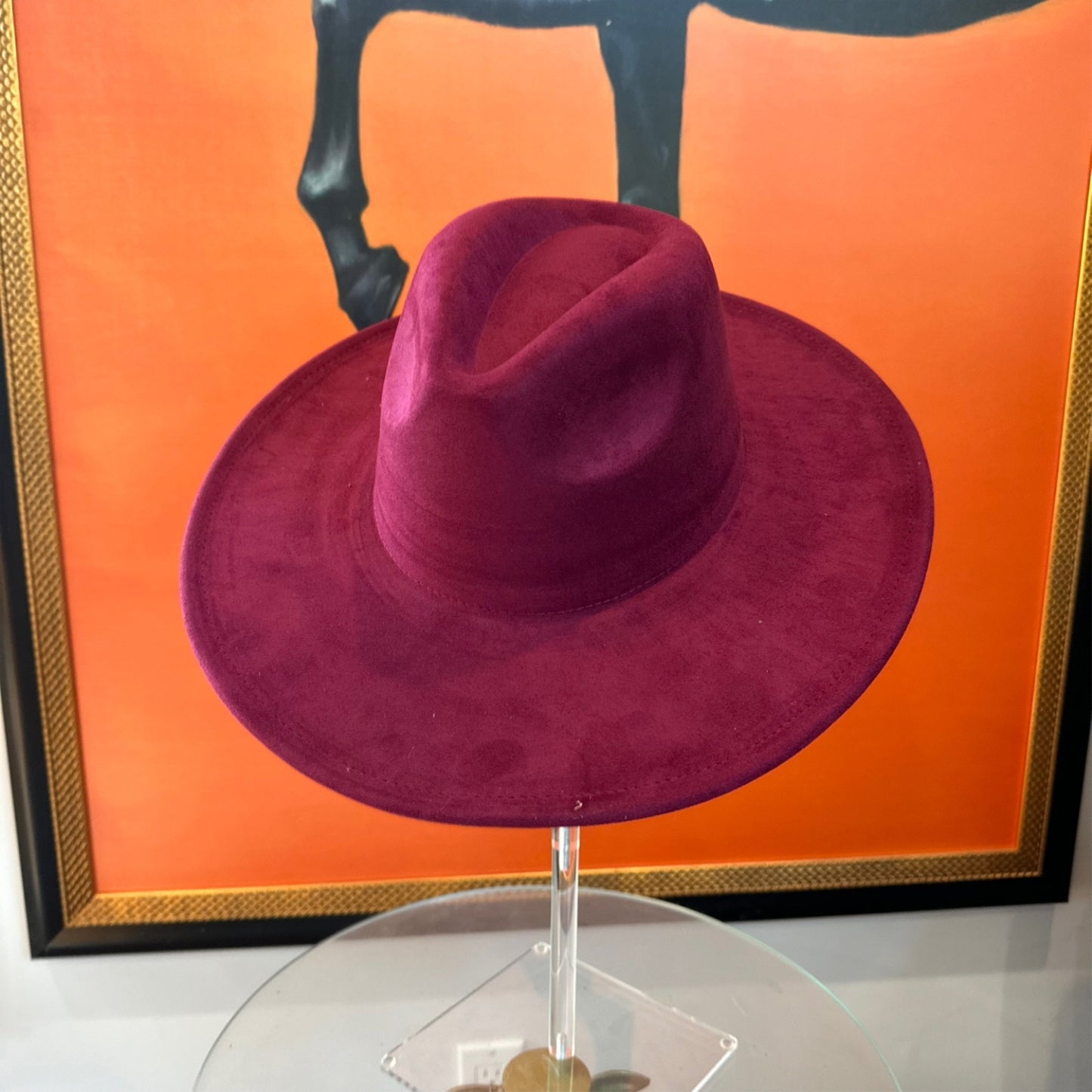 VEGAN SUEDE FEDORA HAT (Copy)