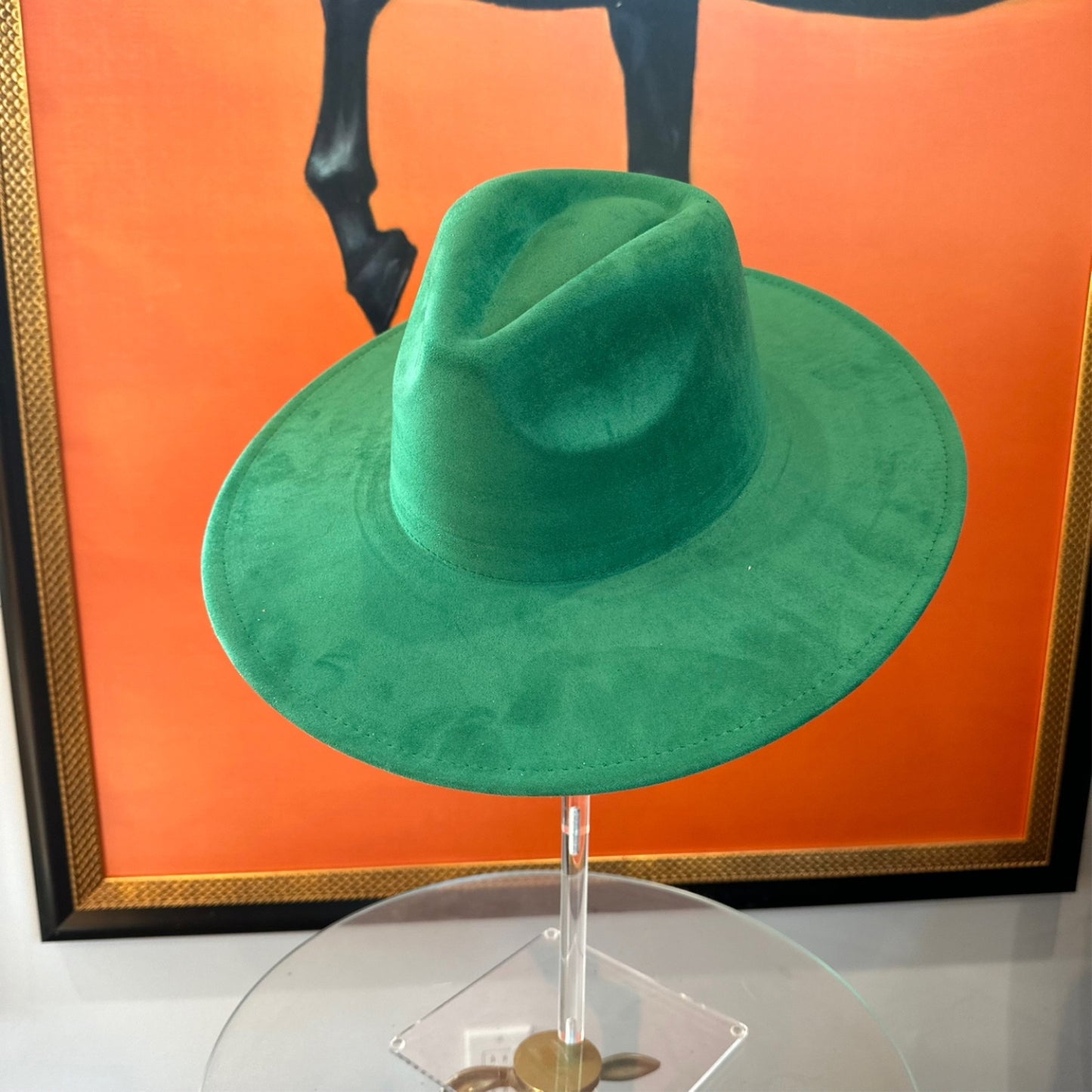 VEGAN SUEDE FEDORA HAT (Copy)