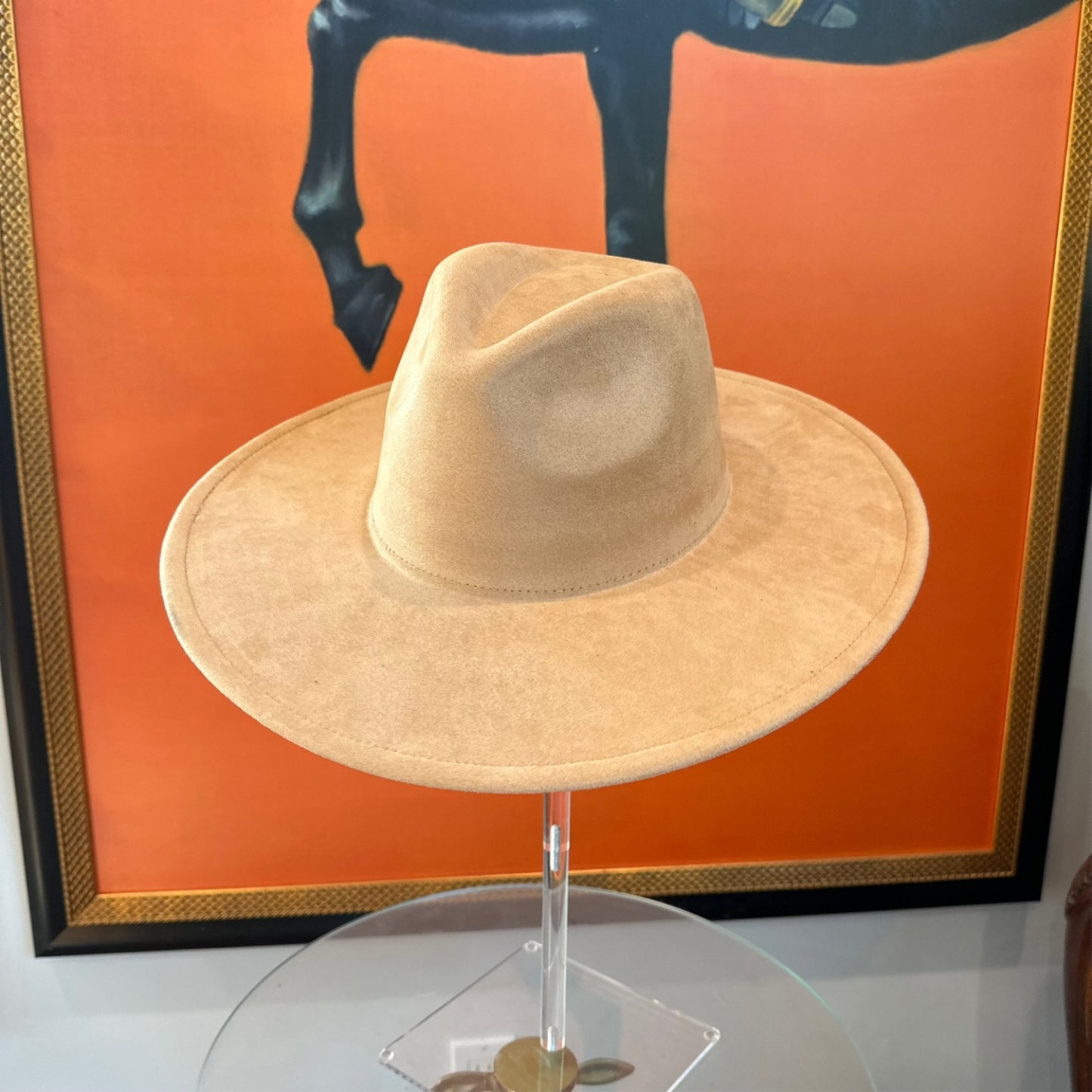 VEGAN SUEDE FEDORA HAT (Copy)