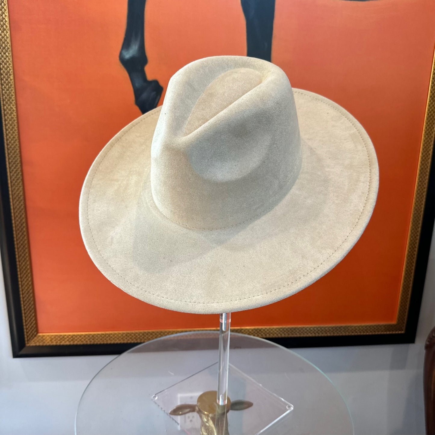 VEGAN SUEDE FEDORA HAT (Copy)