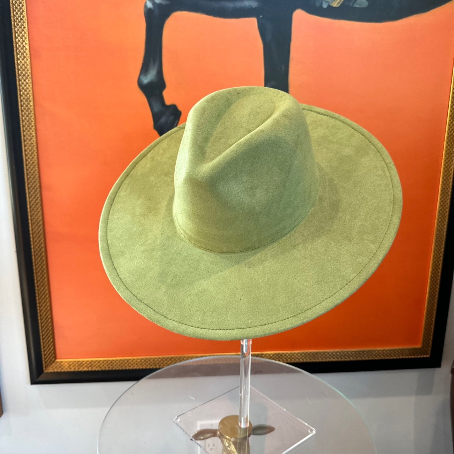 VEGAN SUEDE FEDORA HAT (Copy)