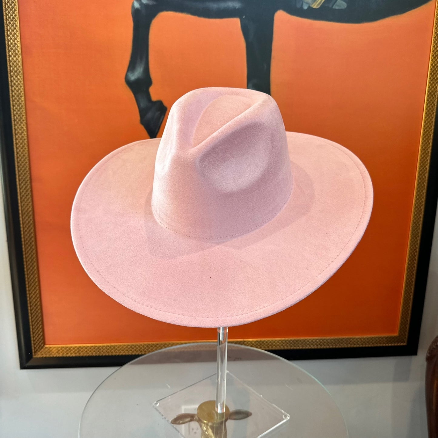 VEGAN SUEDE FEDORA HAT (Copy)