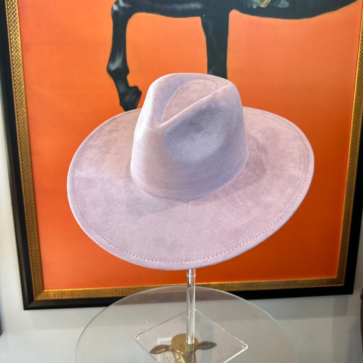 VEGAN SUEDE FEDORA HAT (Copy)