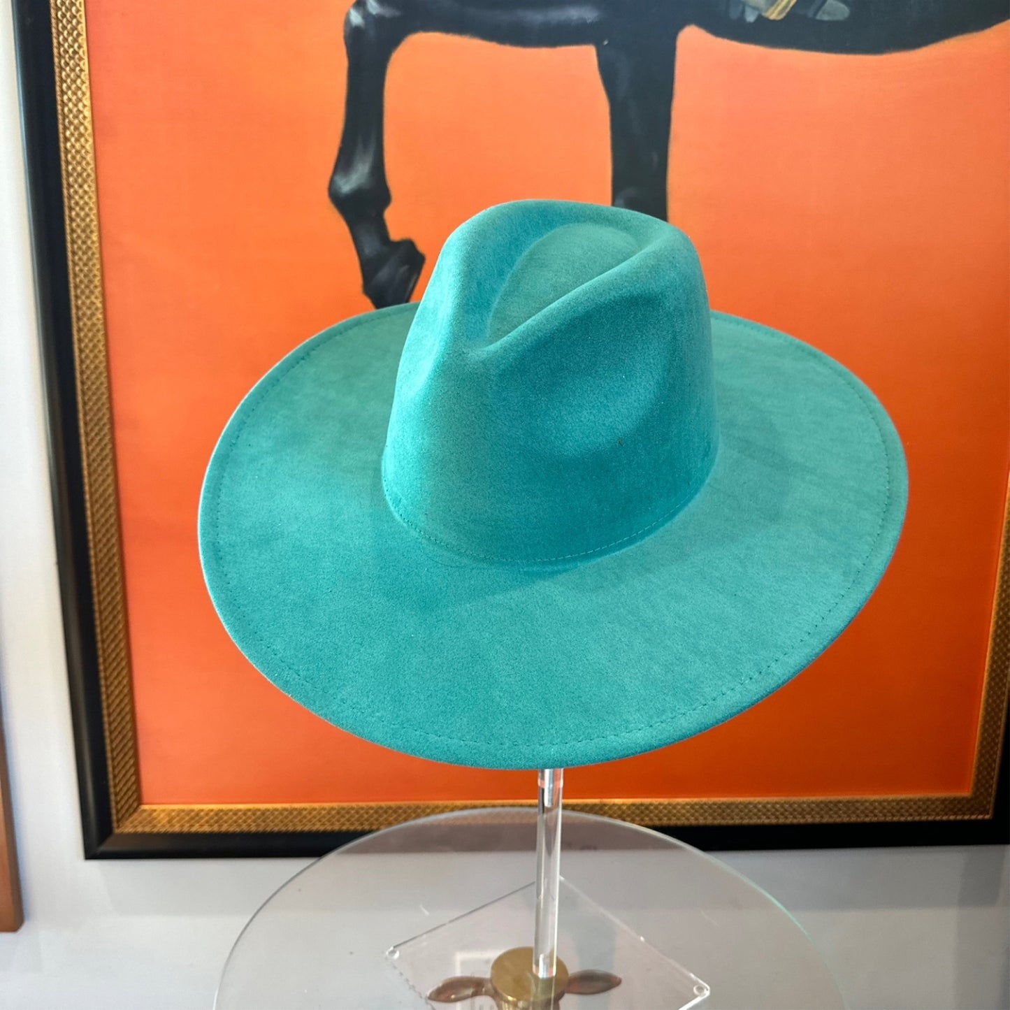 VEGAN SUEDE FEDORA HAT (Copy)