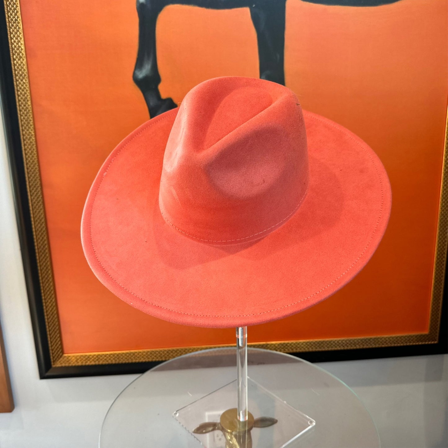 VEGAN SUEDE FEDORA HAT (Copy)