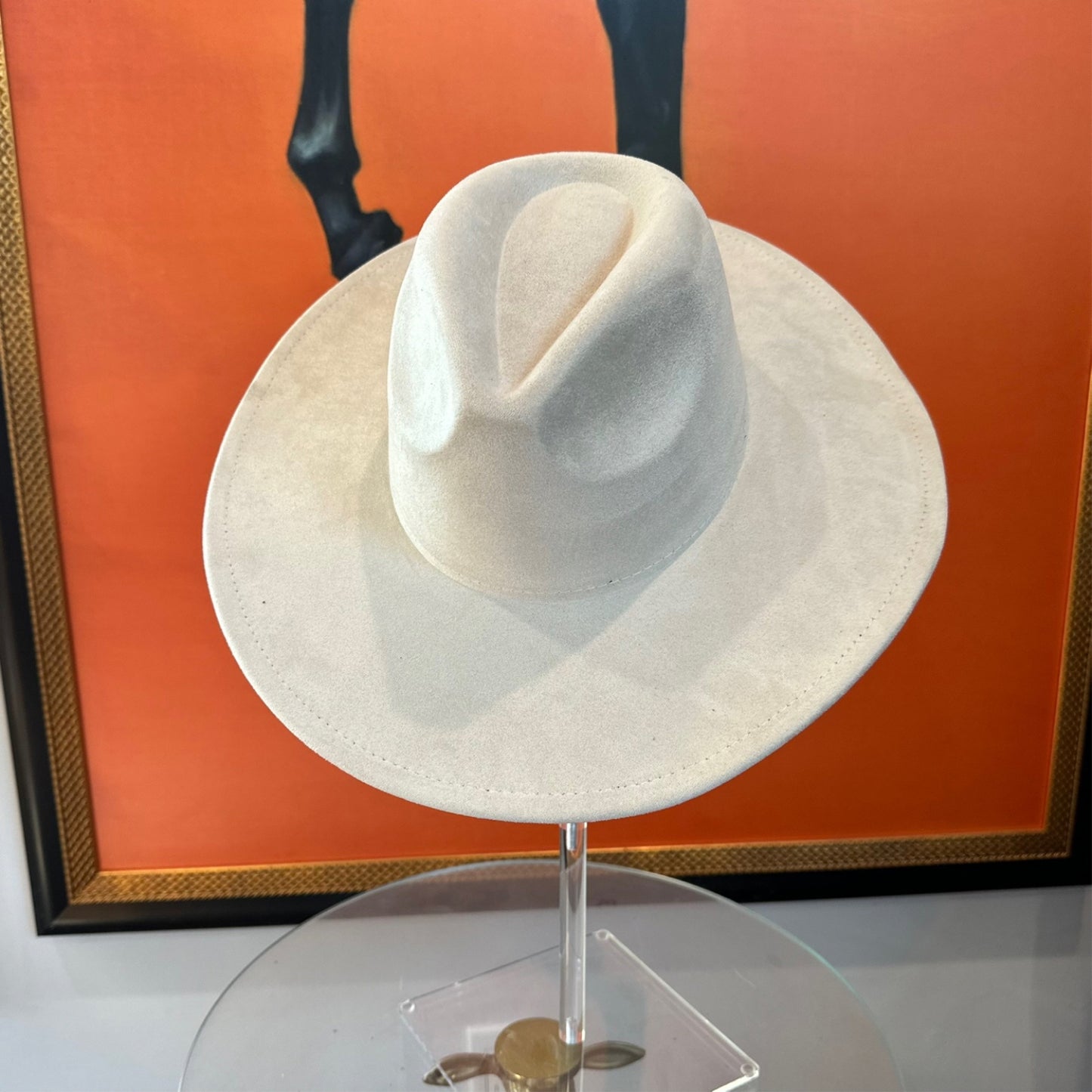 VEGAN SUEDE FEDORA HAT (Copy)