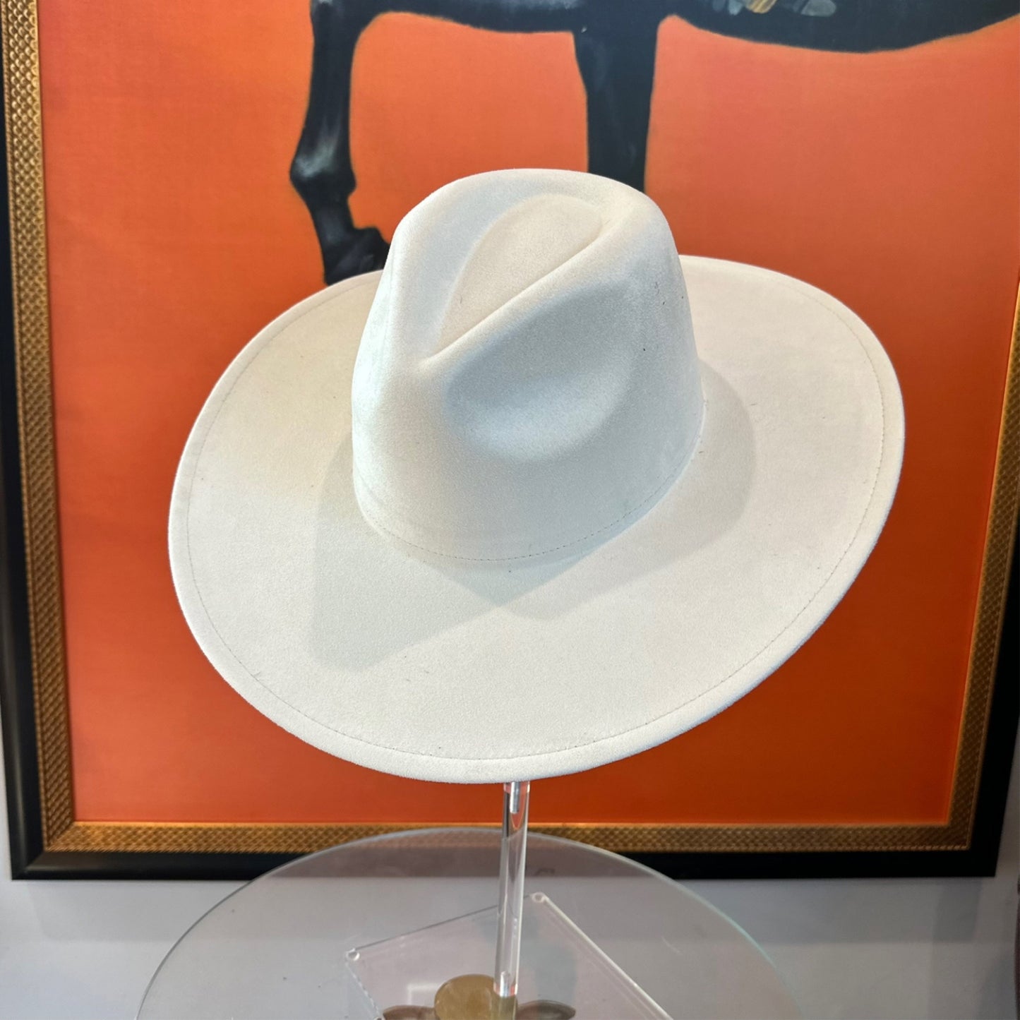 VEGAN SUEDE FEDORA HAT (Copy)