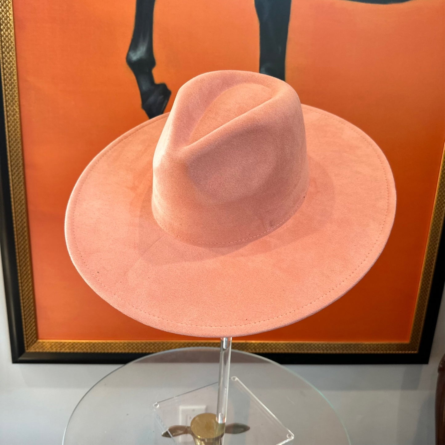 VEGAN SUEDE FEDORA HAT (Copy)