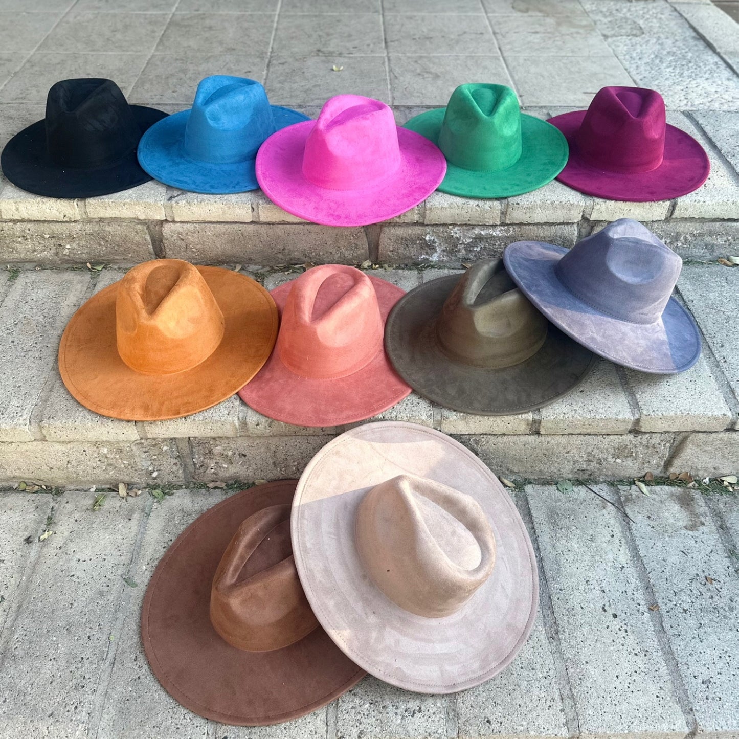 VEGAN SUEDE FEDORA HAT (Copy)