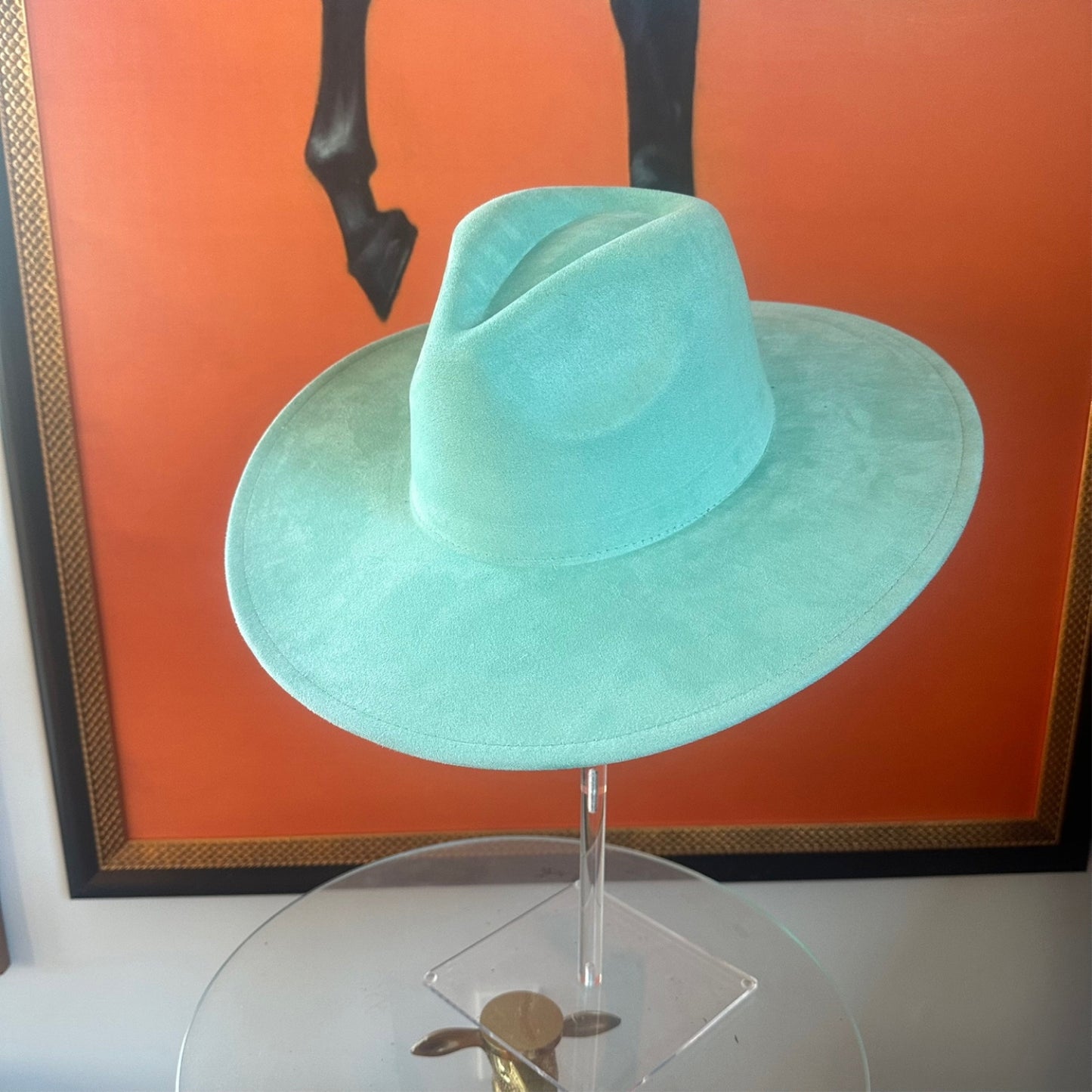 VEGAN SUEDE FEDORA HAT (Copy)