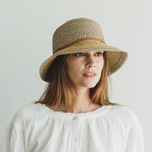 Mixed Braid Bucket Hat – Stylish, Packable & UPF 50+