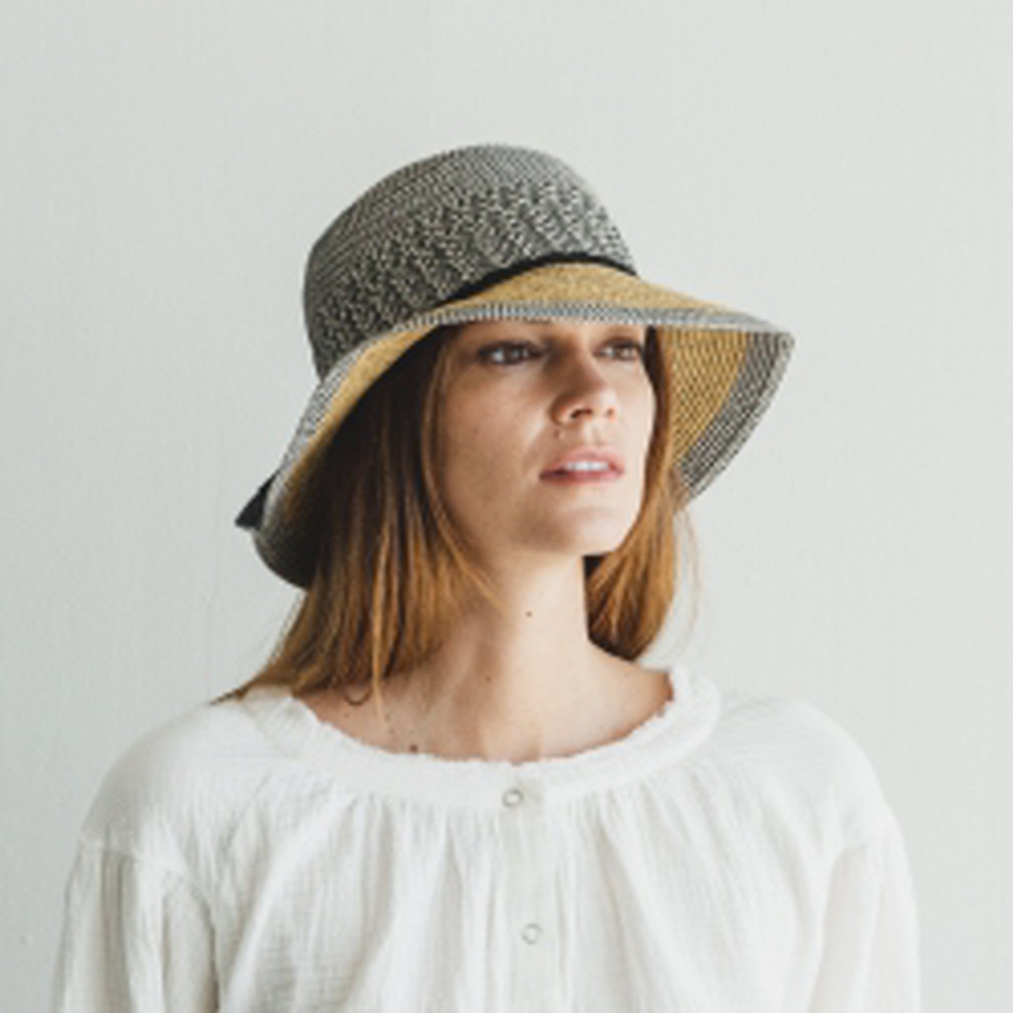 Mixed Braid Bucket Hat – Stylish, Packable & UPF 50+