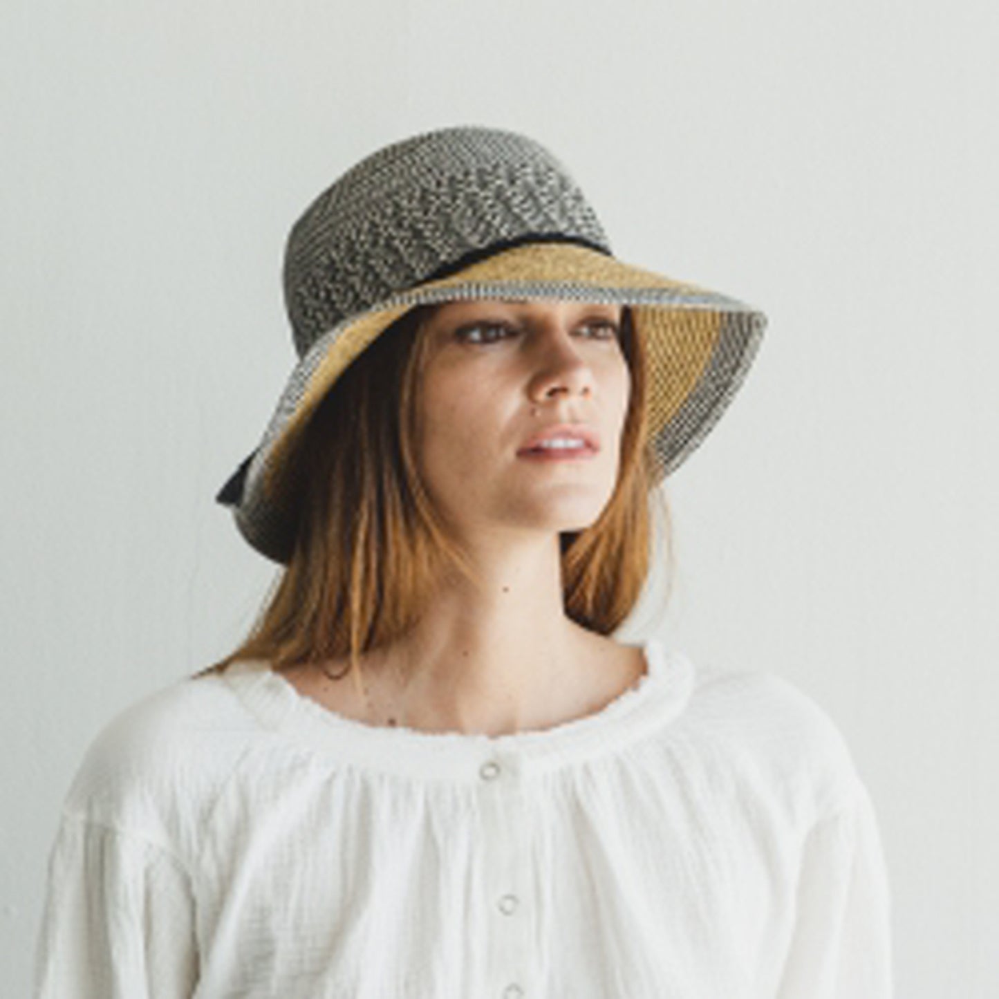 Mixed Braid Bucket Hat – Stylish, Packable & UPF 50+