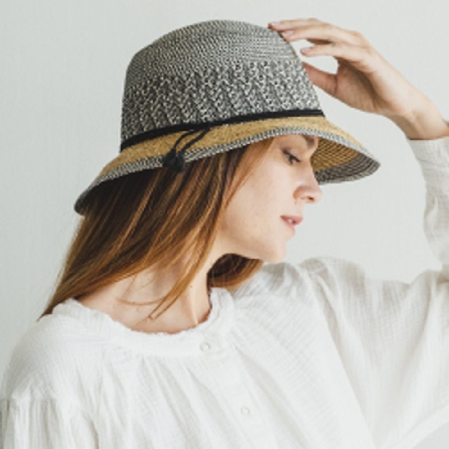 Mixed Braid Bucket Hat – Stylish, Packable & UPF 50+