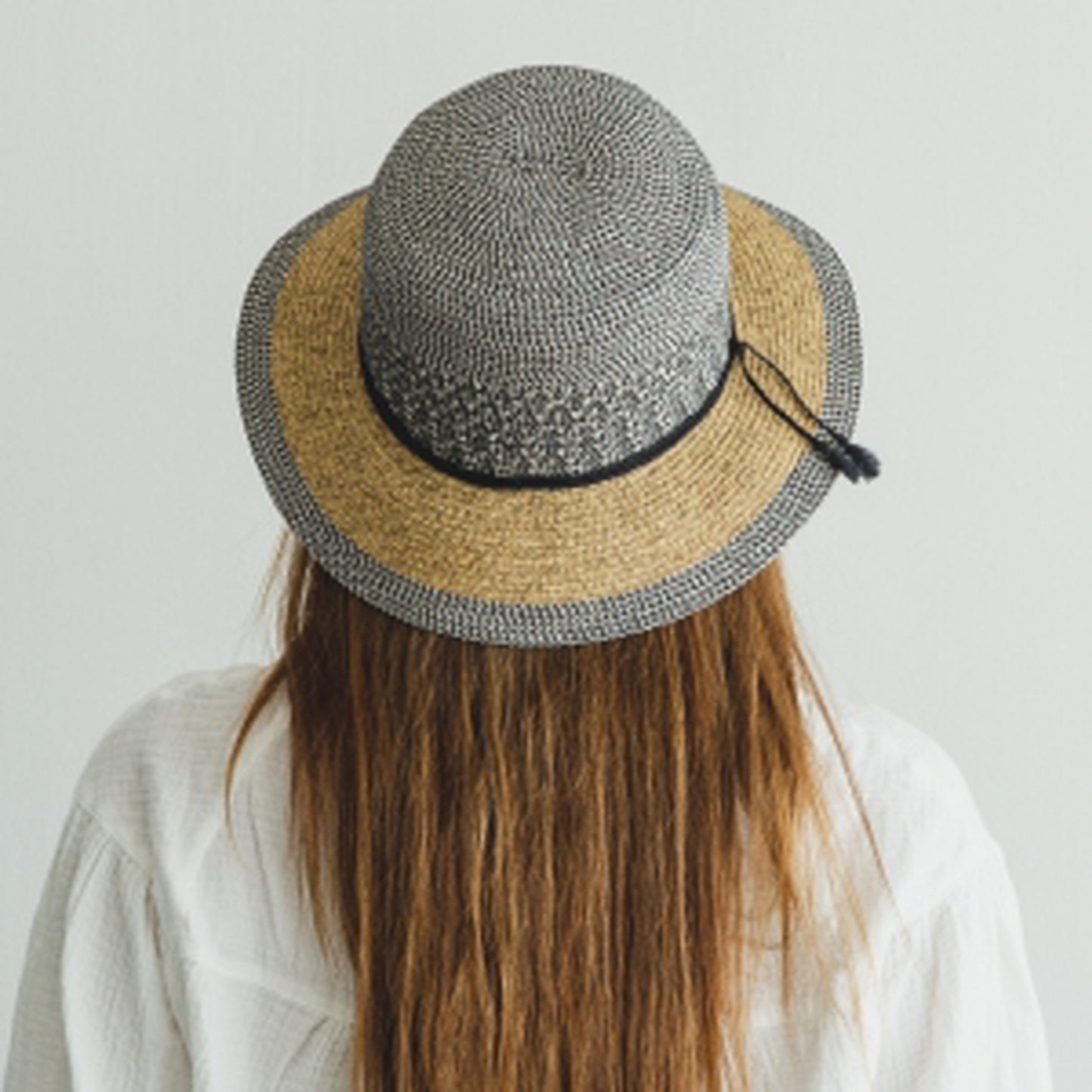 Mixed Braid Bucket Hat – Stylish, Packable & UPF 50+