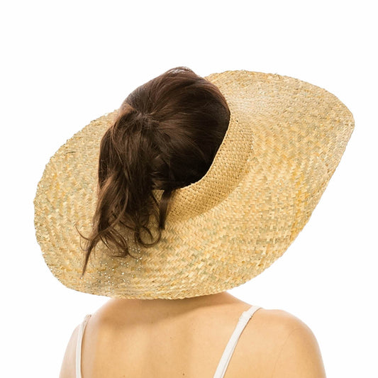 🌿 Sol Vista Palm Leaf Visor 🍃
