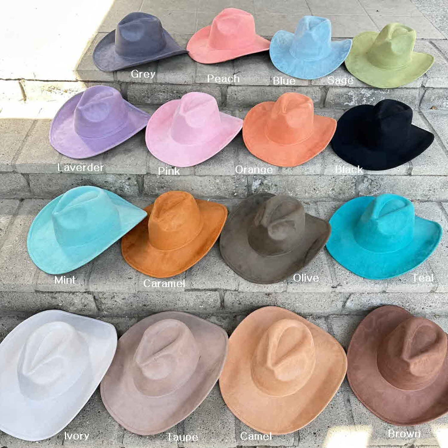 VEGAN SUEDE COWBOY HAT (Copy)