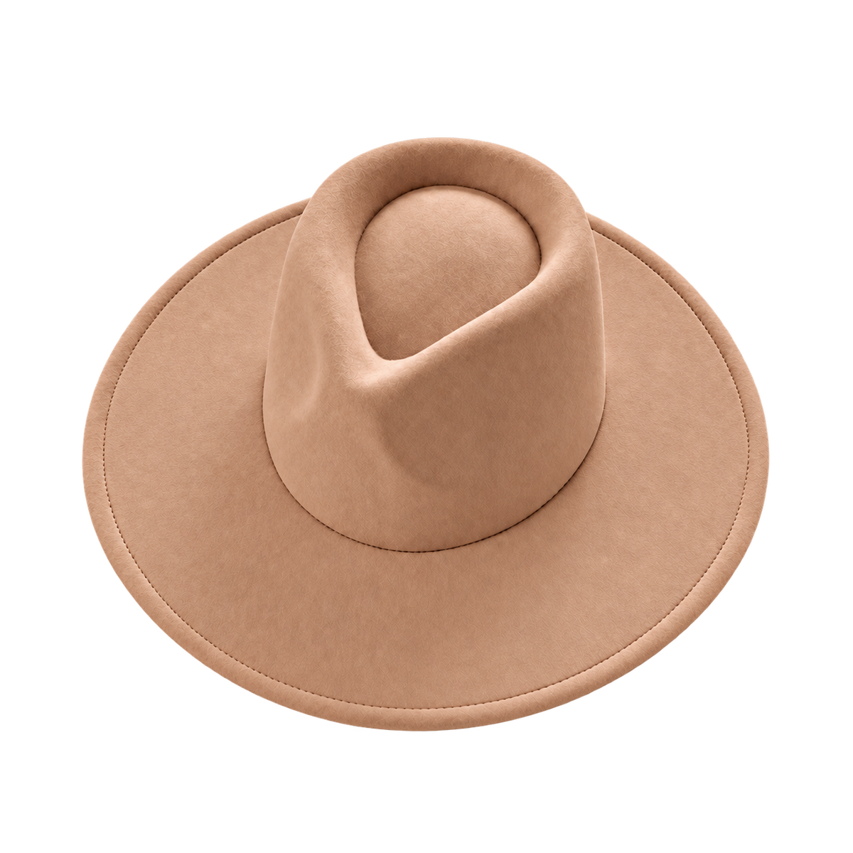 Vegan Felt Wide Brim Rancher Hat in Faux Felt