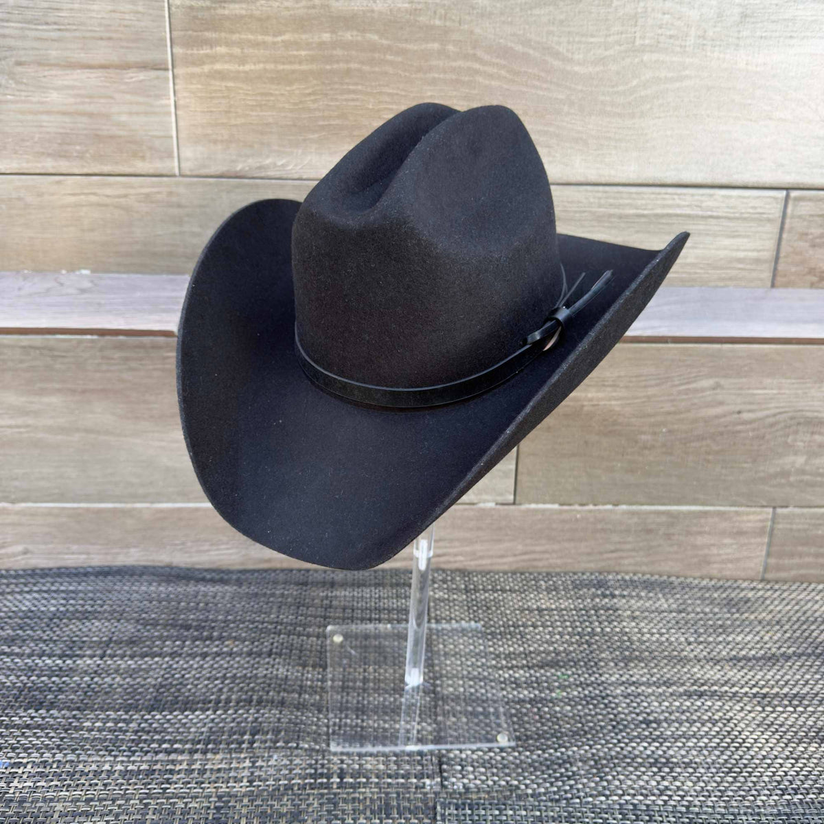 Australian Wool Cattleman Cowboy Hat with Leather Belt