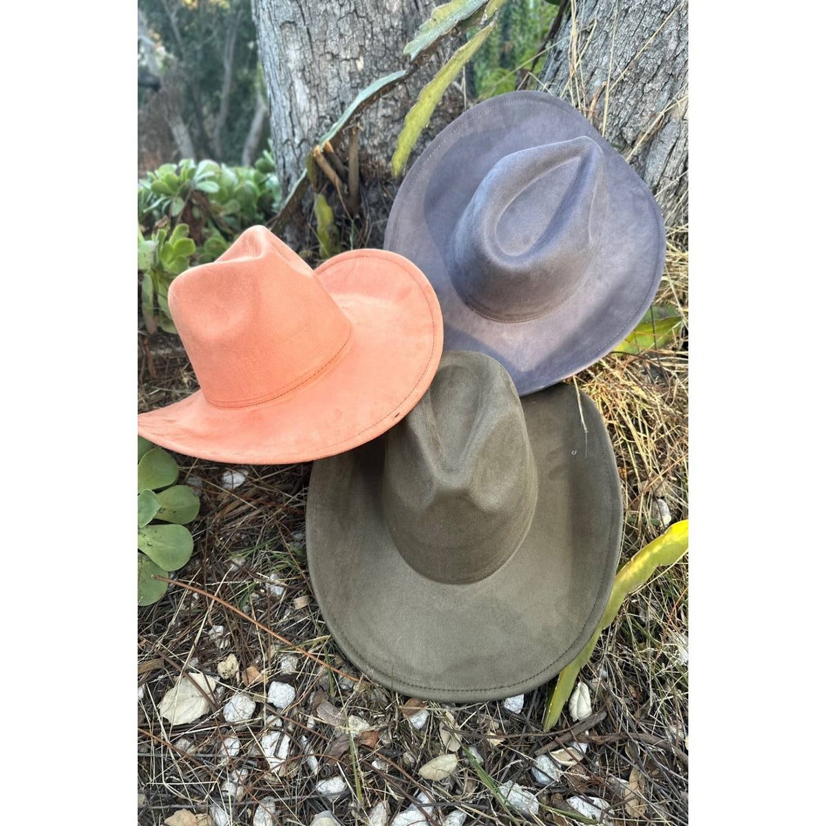Vegan Suede Cowboy Hat