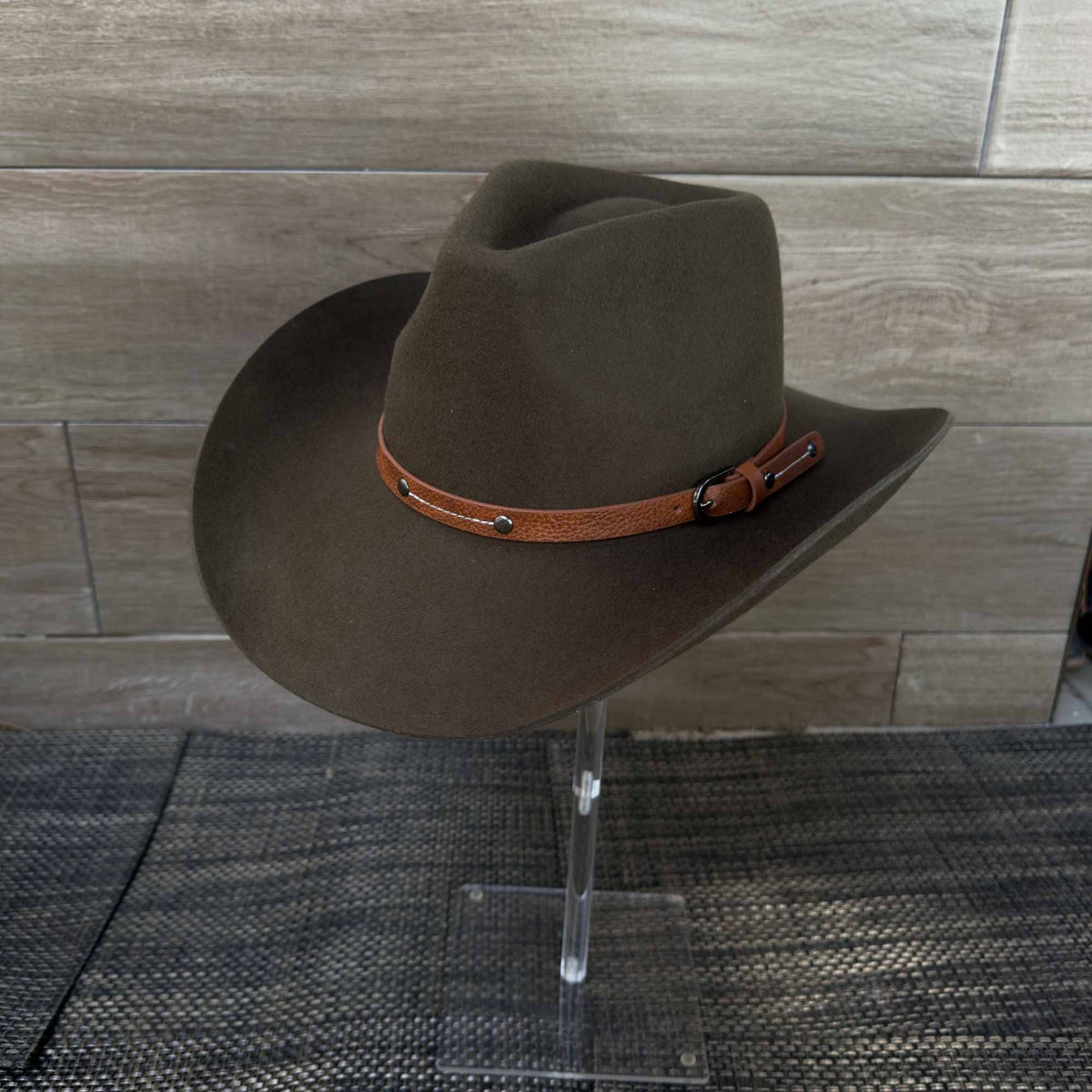 Australian Wool Cowboy Hat with Leather Band