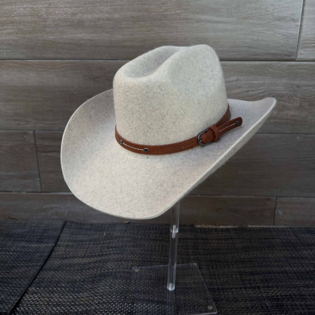 Premium Australian Wool Cowboy Hat with a Leather Belt