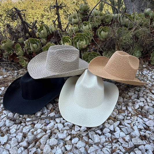 Lightweight Mesh Straw Cowboy Hat