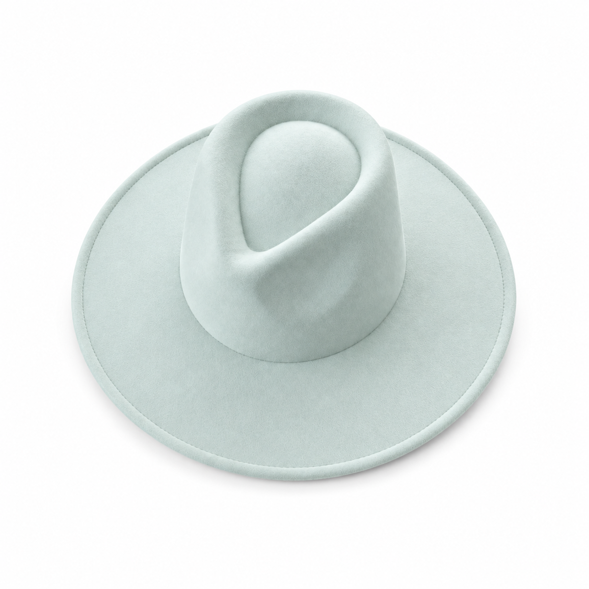 Vegan Felt Wide Brim Rancher Hat in Faux Felt
