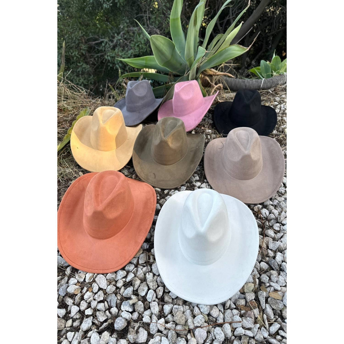 Vegan Suede Cowboy Hat