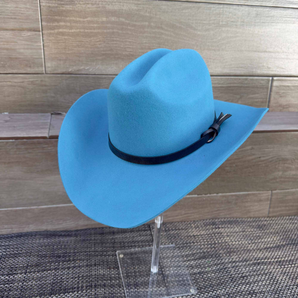 Australian Wool Cattleman Cowboy Hat with Leather Belt